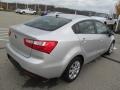 2013 Bright Silver Kia Rio LX Sedan  photo #9