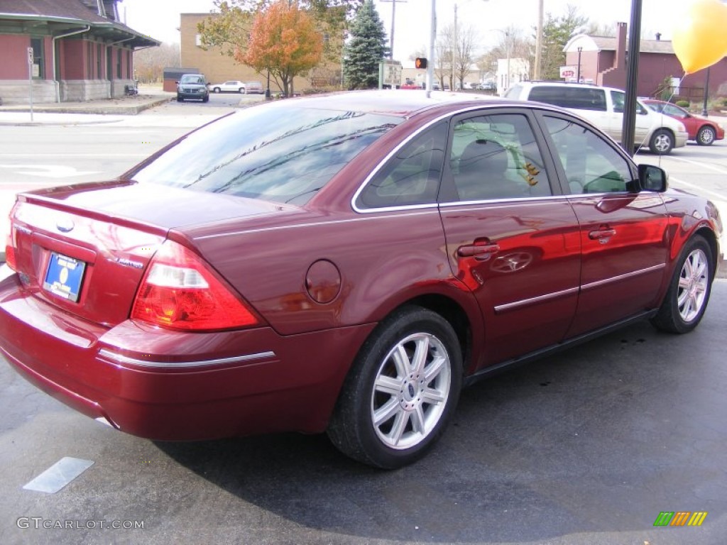 2006 Five Hundred Limited - Merlot Metallic / Pebble Beige photo #5