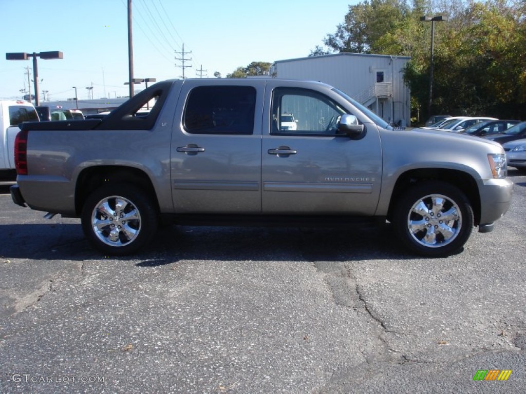 2009 Avalanche LT 4x4 - Gold Mist Metallic / Ebony photo #7