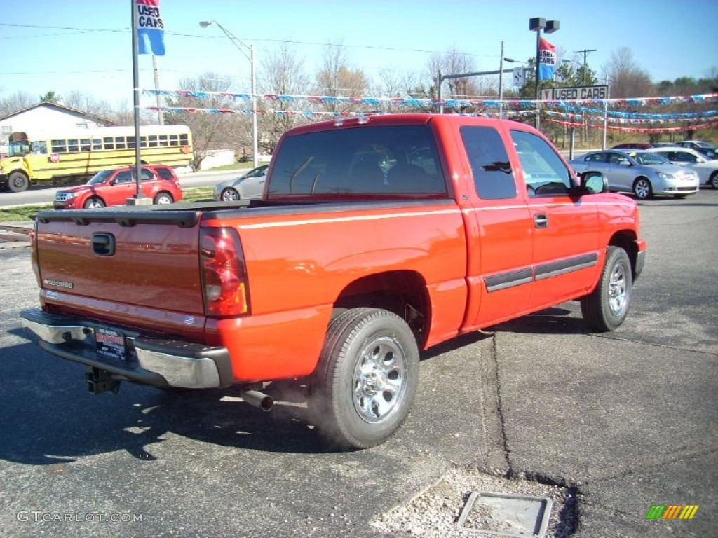 2007 Silverado 1500 Classic LT Extended Cab - Victory Red / Dark Charcoal photo #11