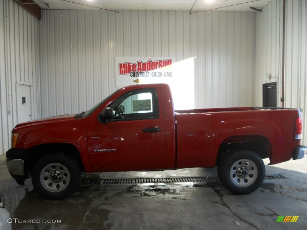 2013 Sierra 1500 Regular Cab - Fire Red / Dark Titanium photo #1