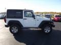 2009 Stone White Jeep Wrangler X 4x4  photo #4