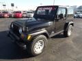 2004 Black Jeep Wrangler X 4x4  photo #1