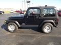 2004 Black Jeep Wrangler X 4x4  photo #8