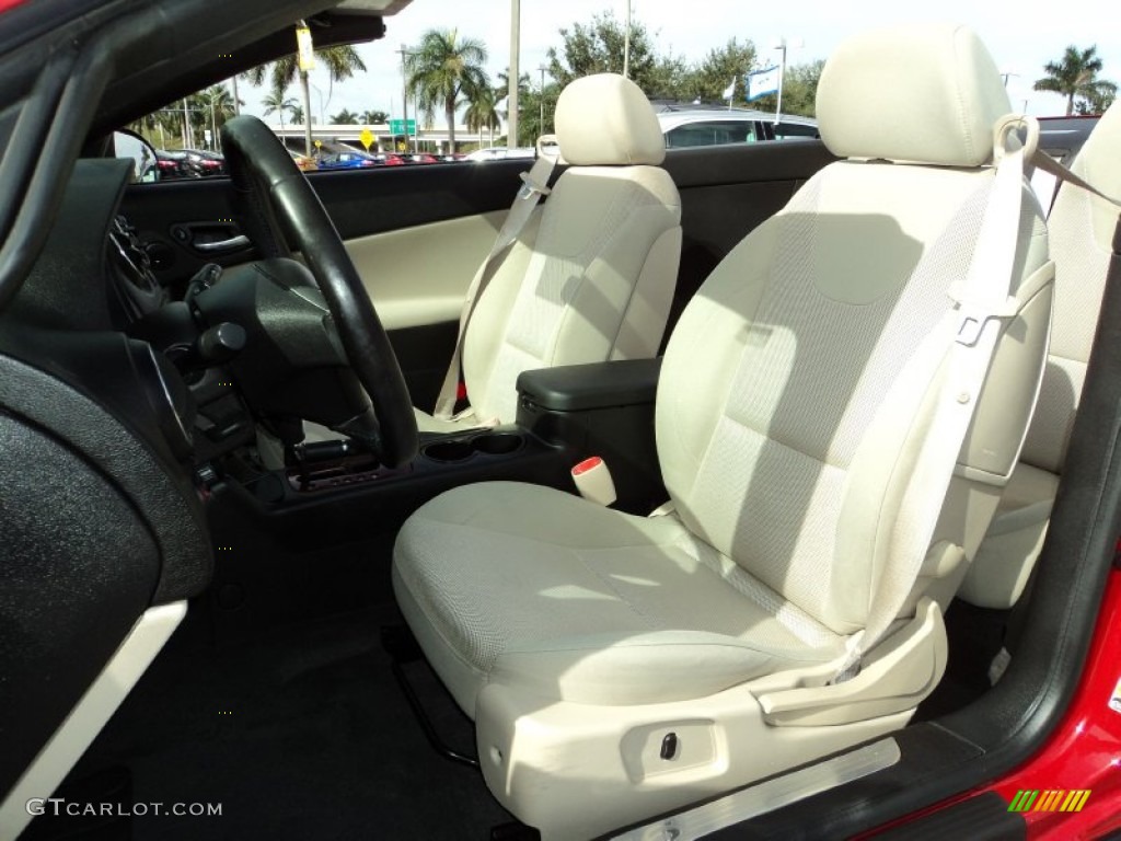 Light Taupe Interior 2007 Pontiac G6 GT Convertible Photo #73490178