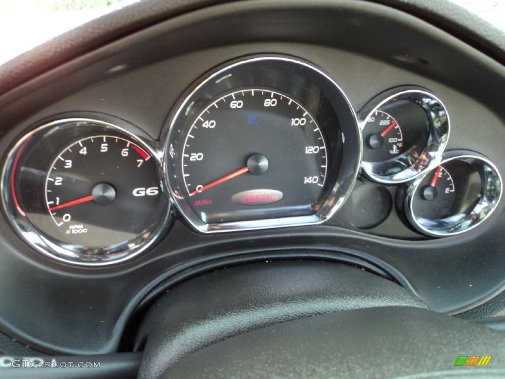 2007 Pontiac G6 GT Convertible Gauges Photo #73490513