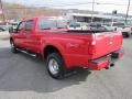 2008 Bright Red Ford F350 Super Duty XLT Crew Cab 4x4 Dually  photo #5