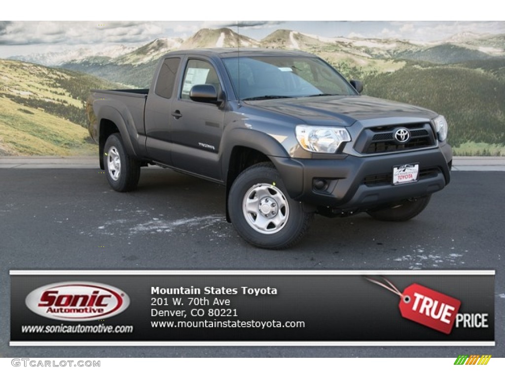 2013 Tacoma Access Cab 4x4 - Magnetic Gray Metallic / Graphite photo #1