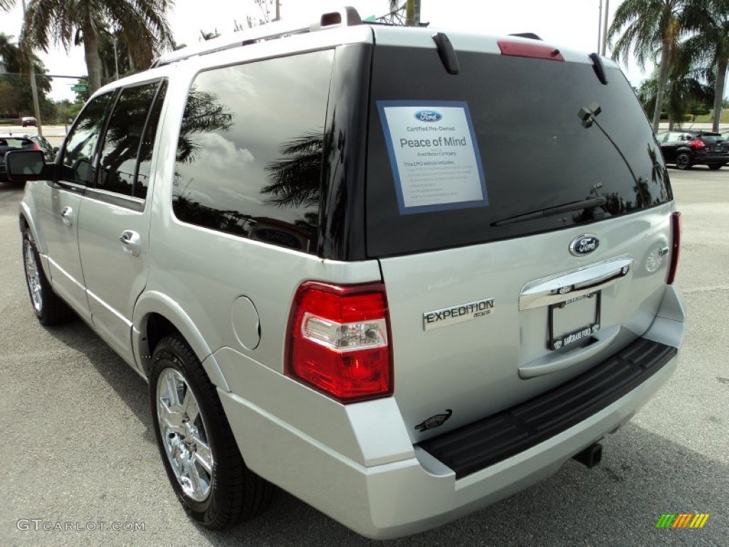 2010 Expedition Limited - Ingot Silver Metallic / Charcoal Black photo #10