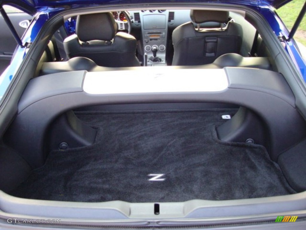 2003 350Z Touring Coupe - Daytona Blue / Charcoal photo #16