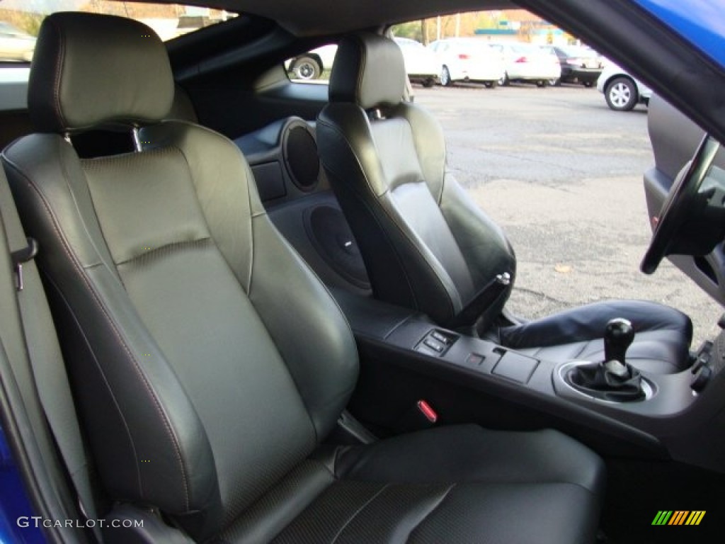 2003 350Z Touring Coupe - Daytona Blue / Charcoal photo #18
