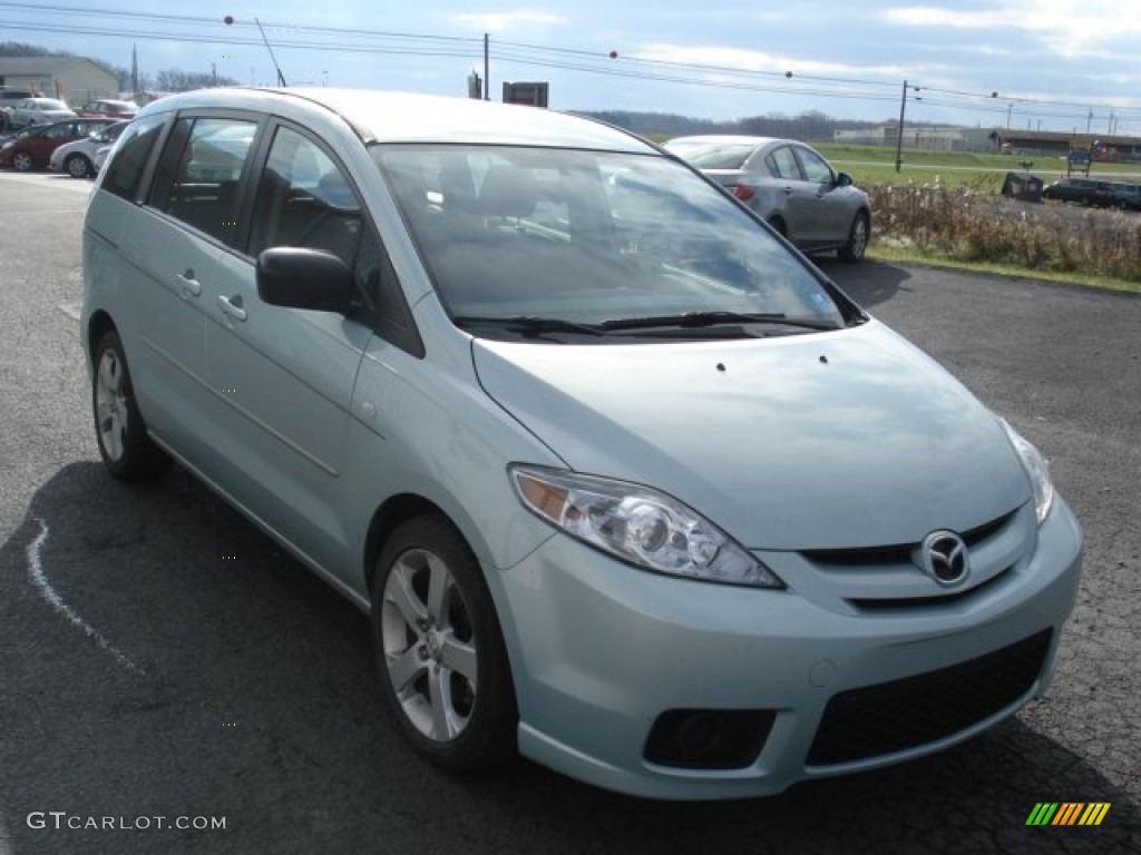 2007 MAZDA5 Sport - True Silver Metallic / Black photo #4