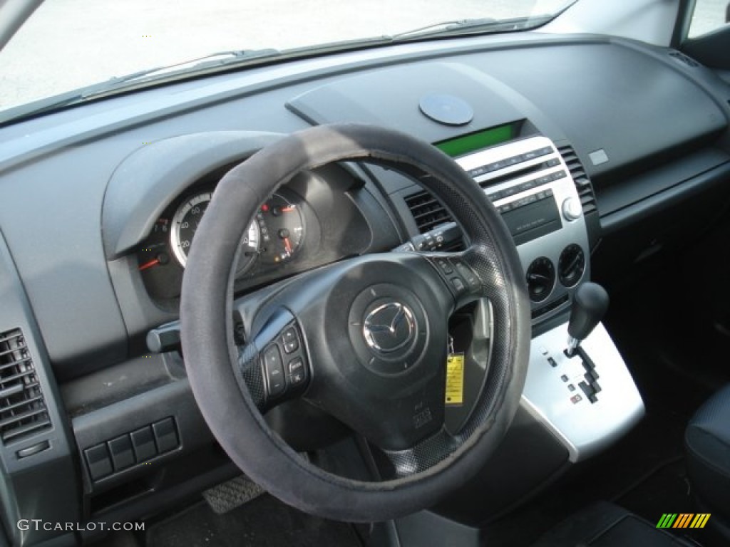 2007 MAZDA5 Sport - True Silver Metallic / Black photo #10