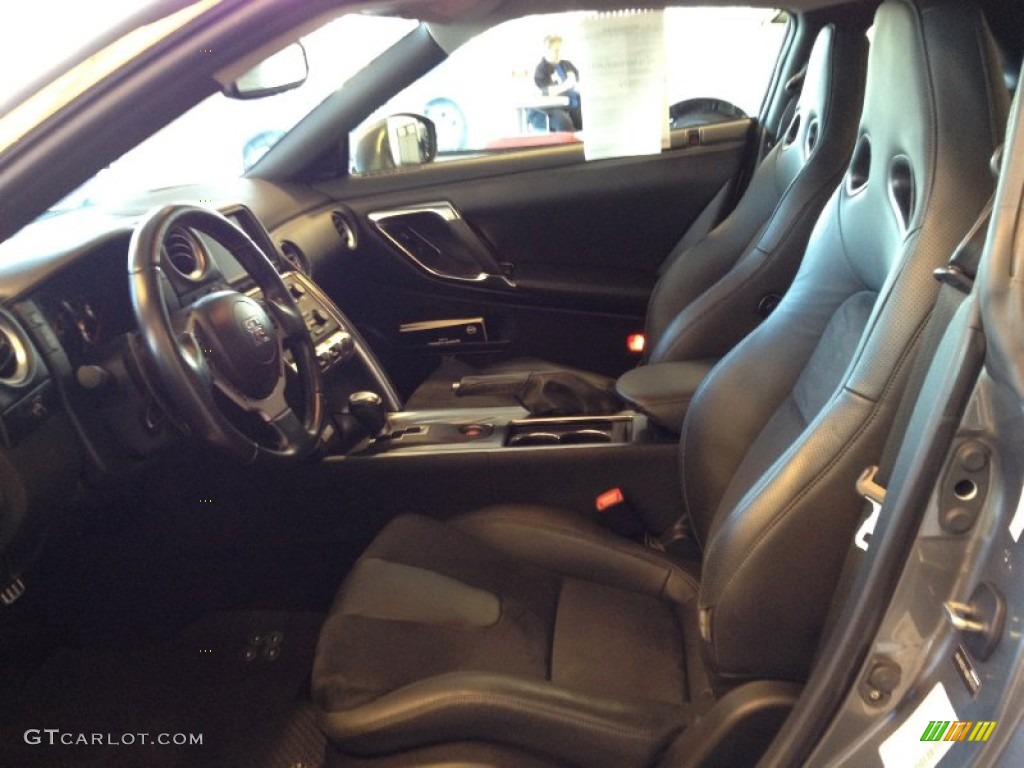 Black Leather Interior 2011 Nissan GT-R Premium Photo #73493951