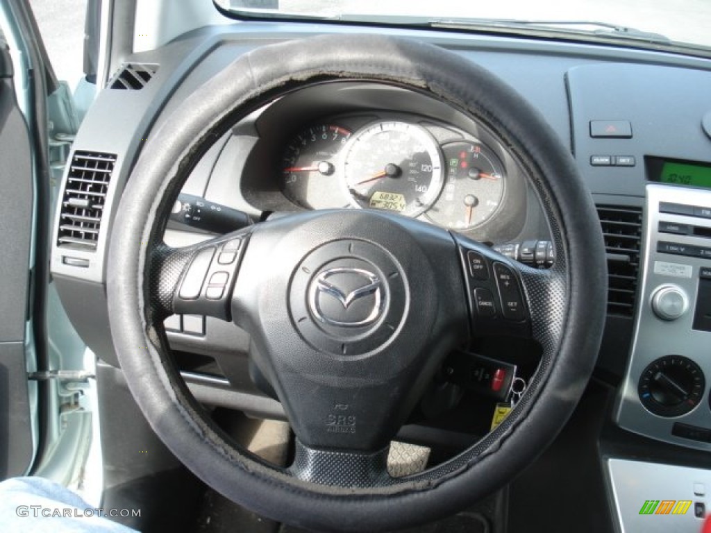 2007 MAZDA5 Sport - True Silver Metallic / Black photo #22