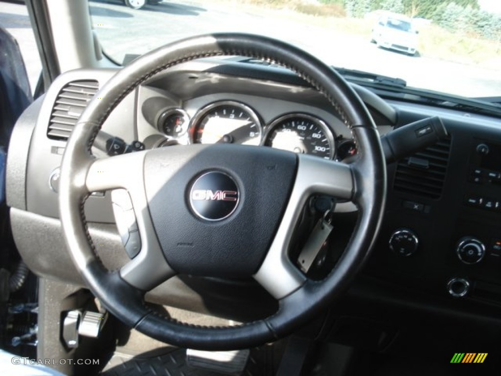 2008 Sierra 1500 SLE Extended Cab 4x4 - Midnight Blue Metallic / Ebony photo #21