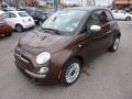 2013 Espresso (Brown) Fiat 500 Lounge  photo #2