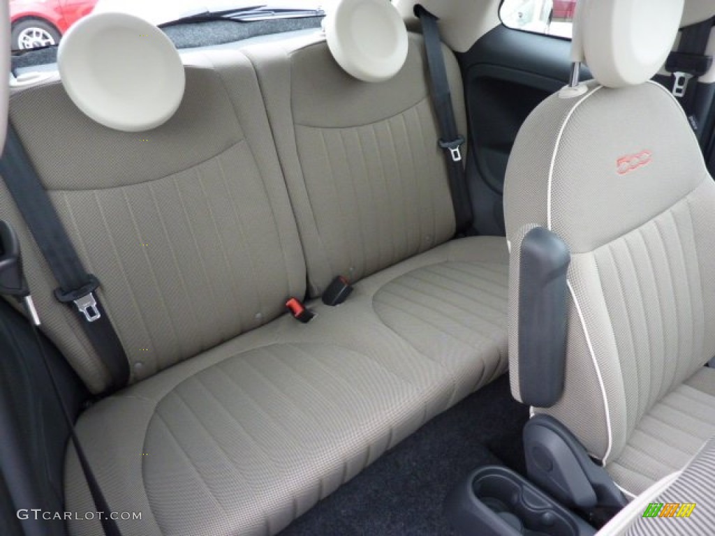 2013 Fiat 500 Lounge Rear Seat Photo #73495000