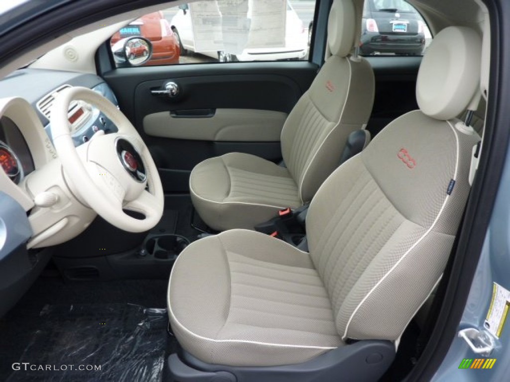 2013 Fiat 500 Lounge Front Seat Photo #73495016