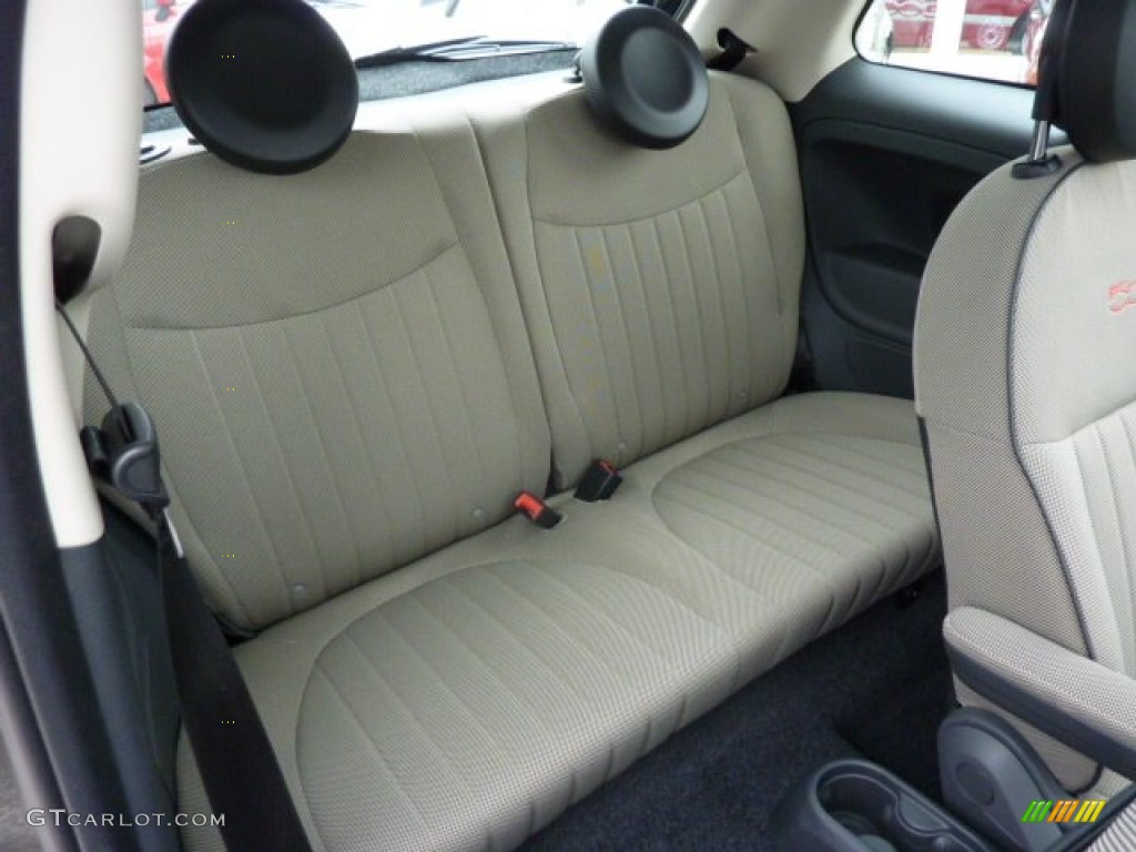2013 Fiat 500 Lounge Rear Seat Photos