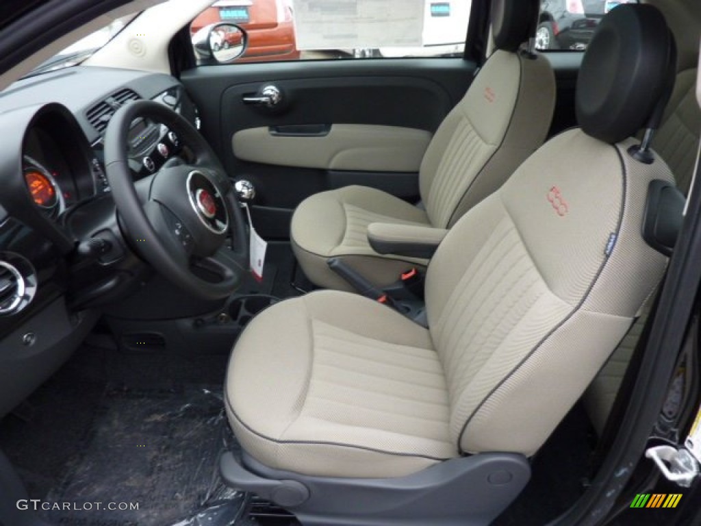 2013 Fiat 500 Lounge Front Seat Photo #73495259