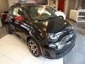 2013 Nero (Black) Fiat 500 Turbo  photo #1