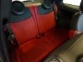 Sport Rosso/Nero (Red/Black) Rear Seat Photo for 2013 Fiat 500 #73495472