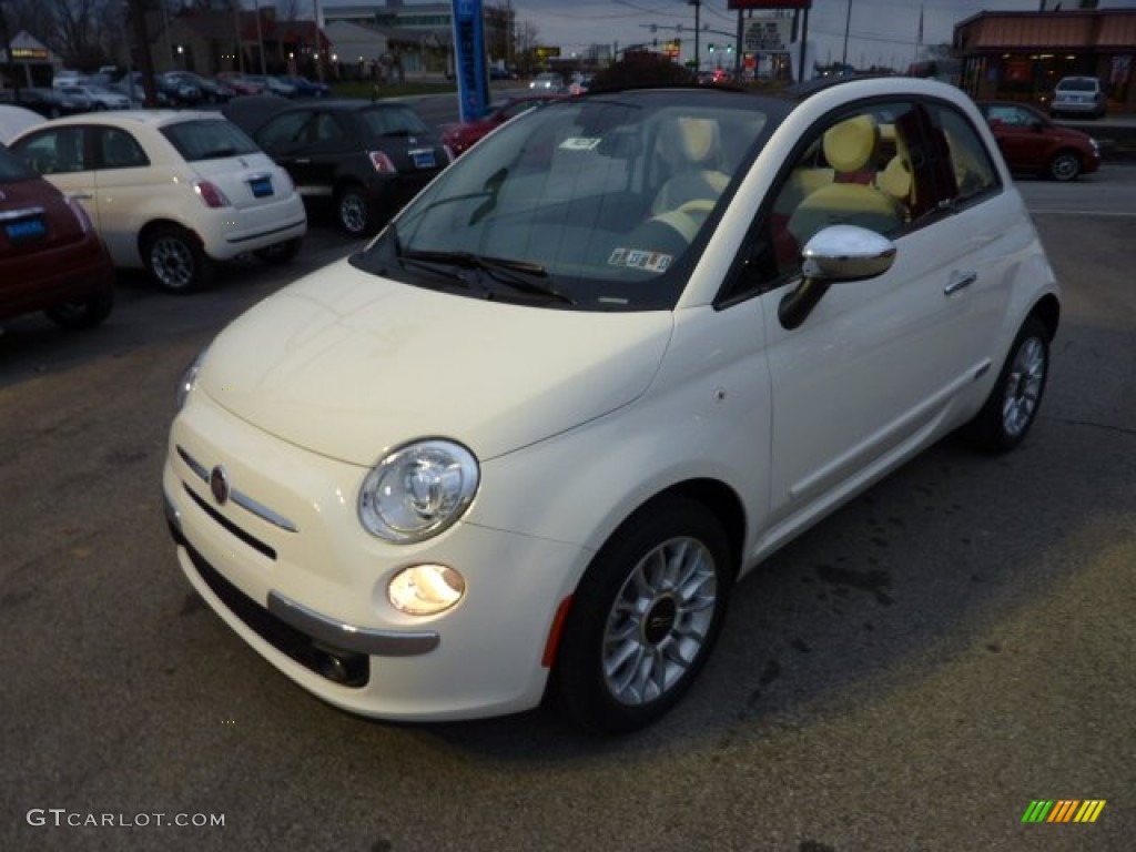 Bianco (White) 2013 Fiat 500 c cabrio Lounge Exterior Photo #73496210