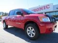 2010 Red Alert Nissan Titan XE Crew Cab  photo #1