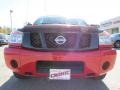 2010 Red Alert Nissan Titan XE Crew Cab  photo #2