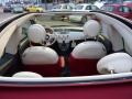  2013 500 c cabrio Lounge Rosso/Avorio (Red/Ivory) Interior