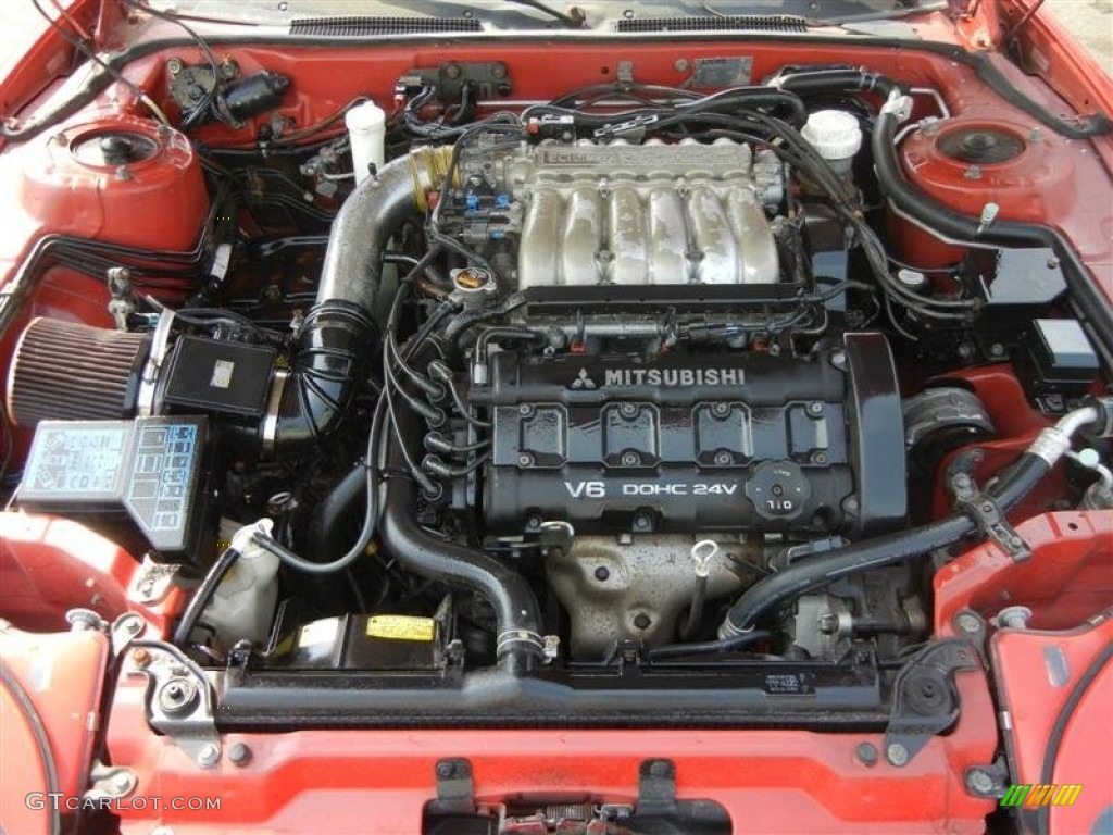 1996 Mitsubishi 3000GT SL Coupe 3.0 Liter DOHC 24-Valve V6 Engine Photo #73496795