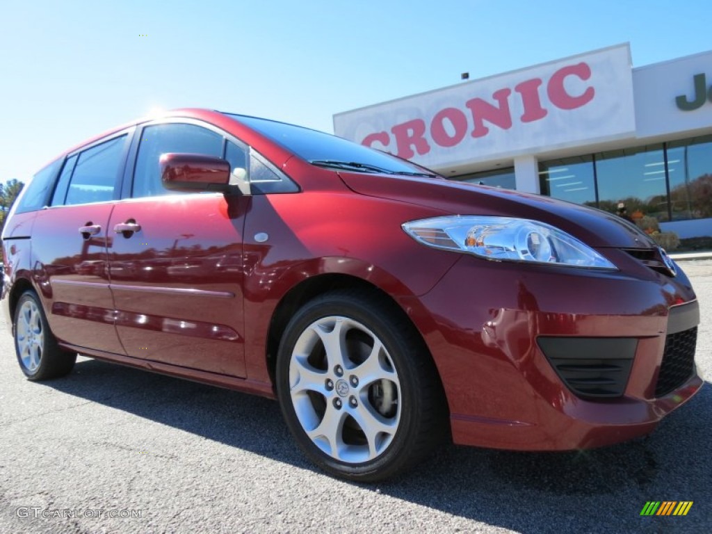 2008 MAZDA5 Sport - Copper Red / Sand photo #1