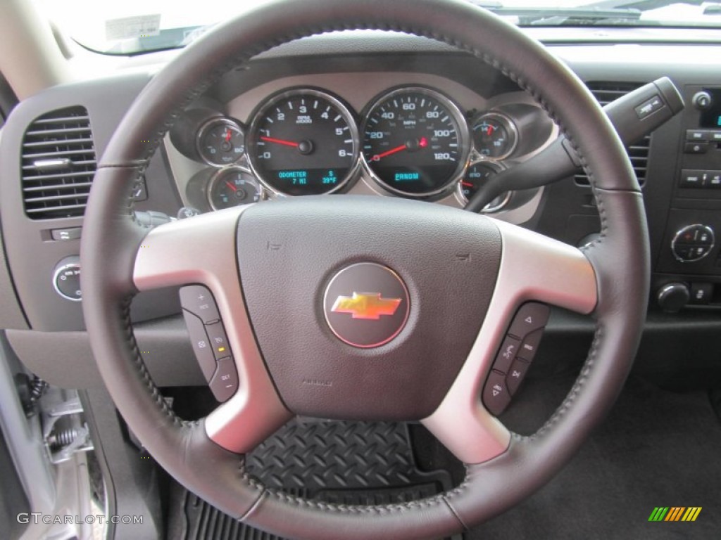 2013 Silverado 1500 LT Extended Cab 4x4 - Silver Ice Metallic / Ebony photo #15