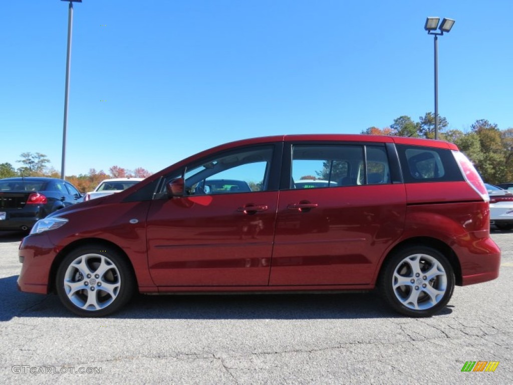 2008 MAZDA5 Sport - Copper Red / Sand photo #4