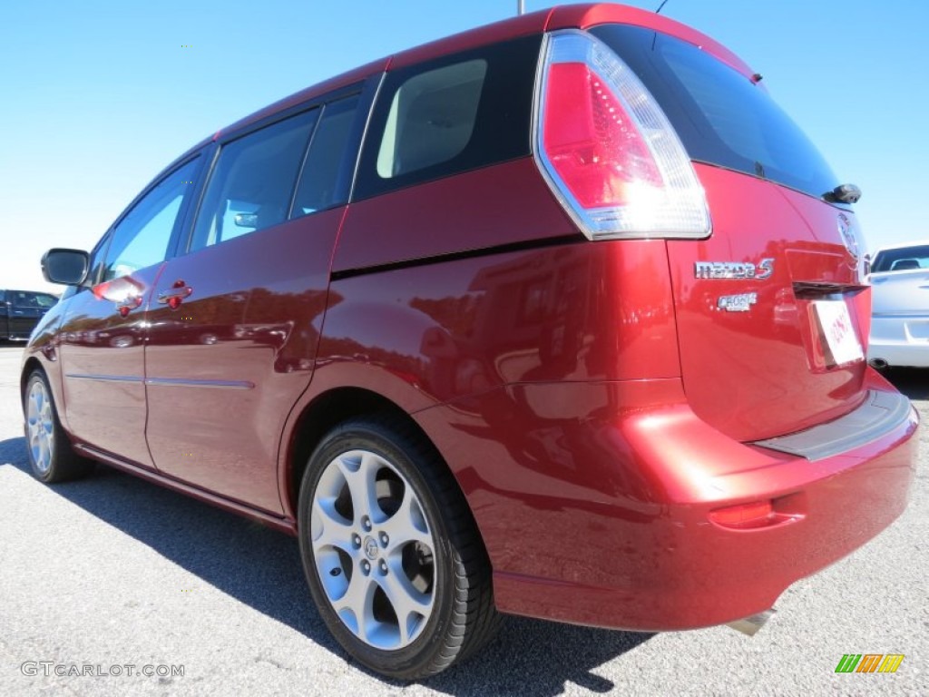 2008 MAZDA5 Sport - Copper Red / Sand photo #5