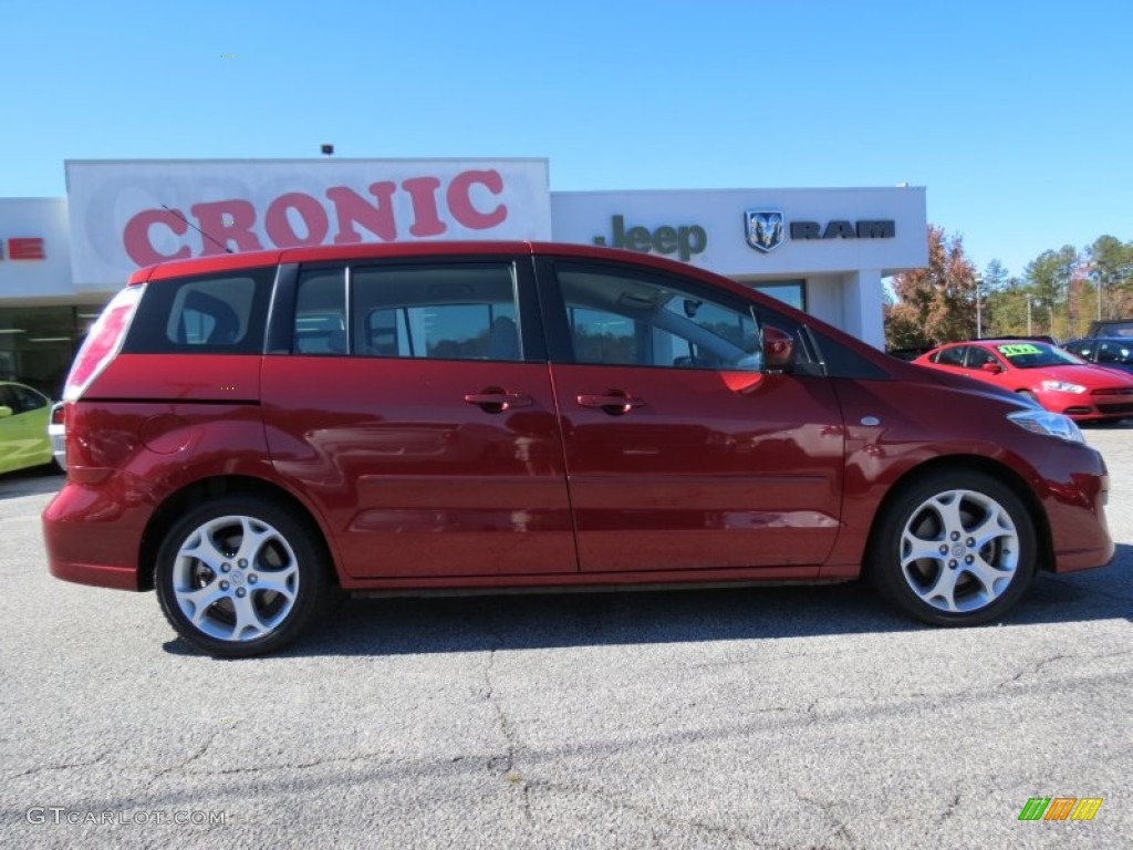 2008 MAZDA5 Sport - Copper Red / Sand photo #8