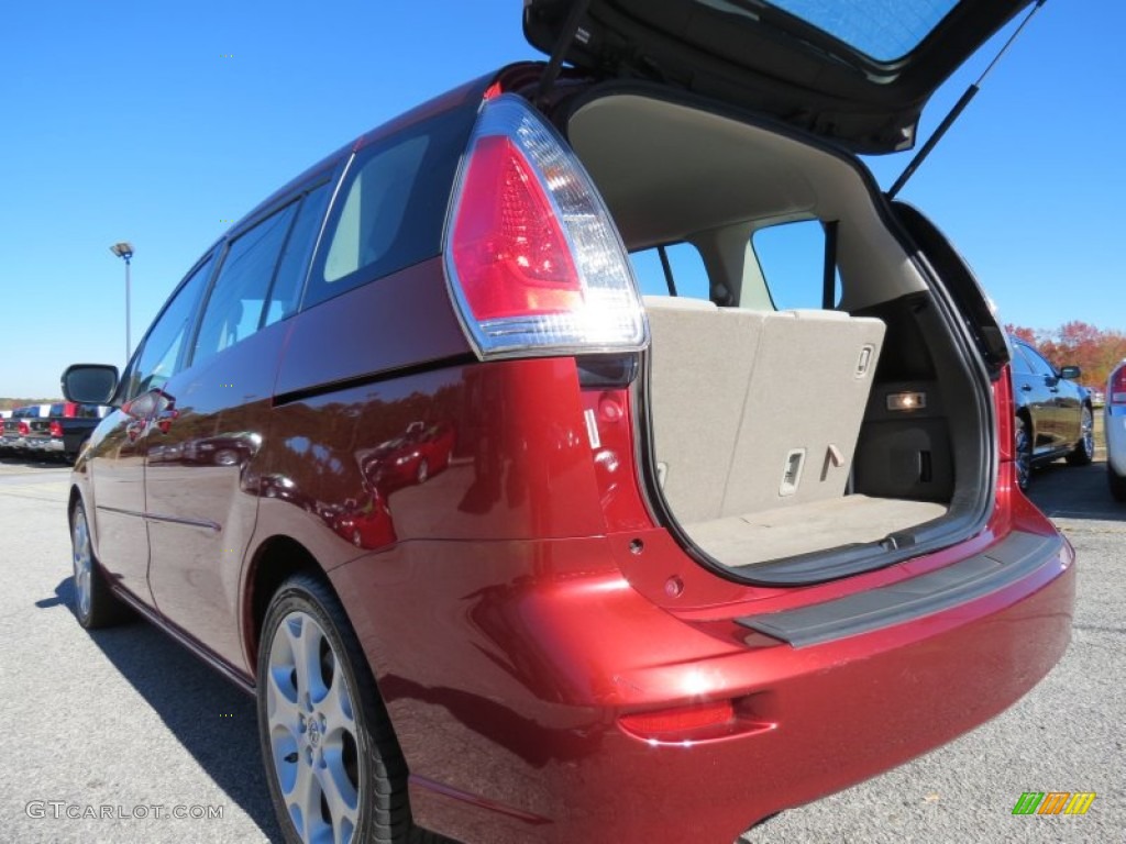 2008 MAZDA5 Sport - Copper Red / Sand photo #14