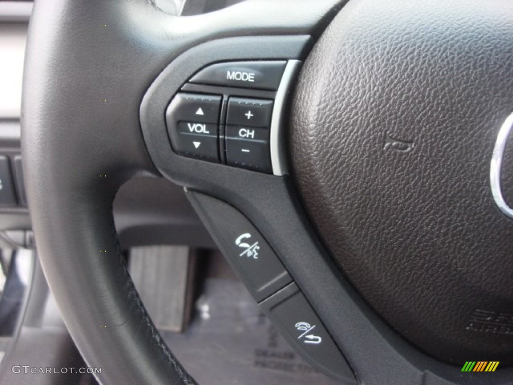 2009 TSX Sedan - Crystal Black Pearl / Ebony photo #17