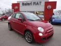 2013 Rosso Brillante (Red Tri-Coat) Fiat 500 Sport  photo #1
