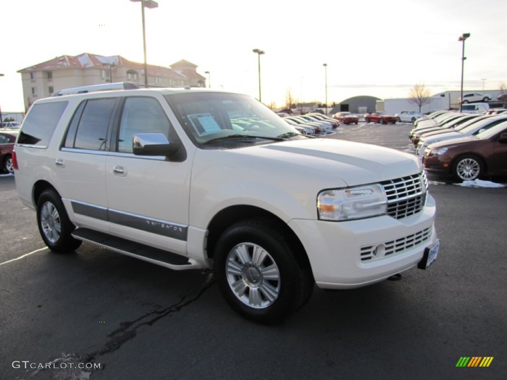 2007 Navigator Ultimate 4x4 - White Chocolate Tri-Coat / Camel photo #1