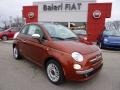 2012 Rame (Copper Orange) Fiat 500 Lounge  photo #1