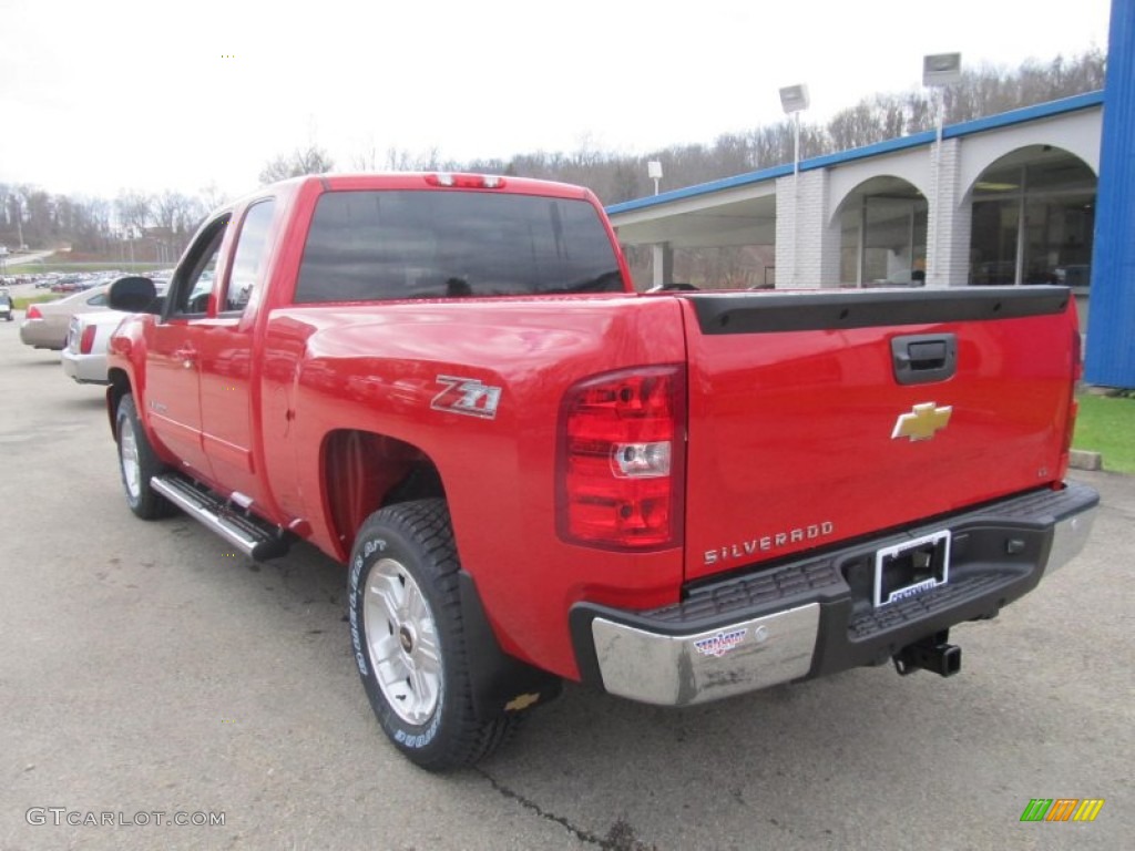 2013 Silverado 1500 LT Extended Cab 4x4 - Victory Red / Ebony photo #4