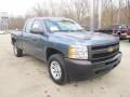 2013 Blue Granite Metallic Chevrolet Silverado 1500 Work Truck Extended Cab 4x4  photo #10