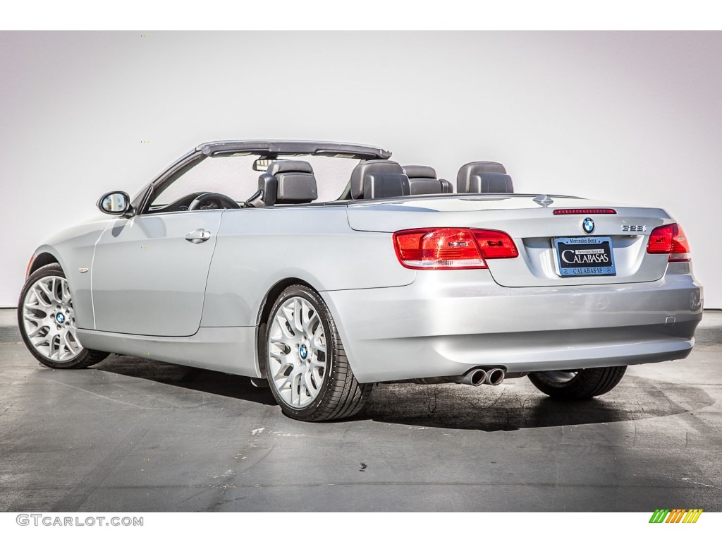 2009 3 Series 328i Convertible - Titanium Silver Metallic / Black photo #10