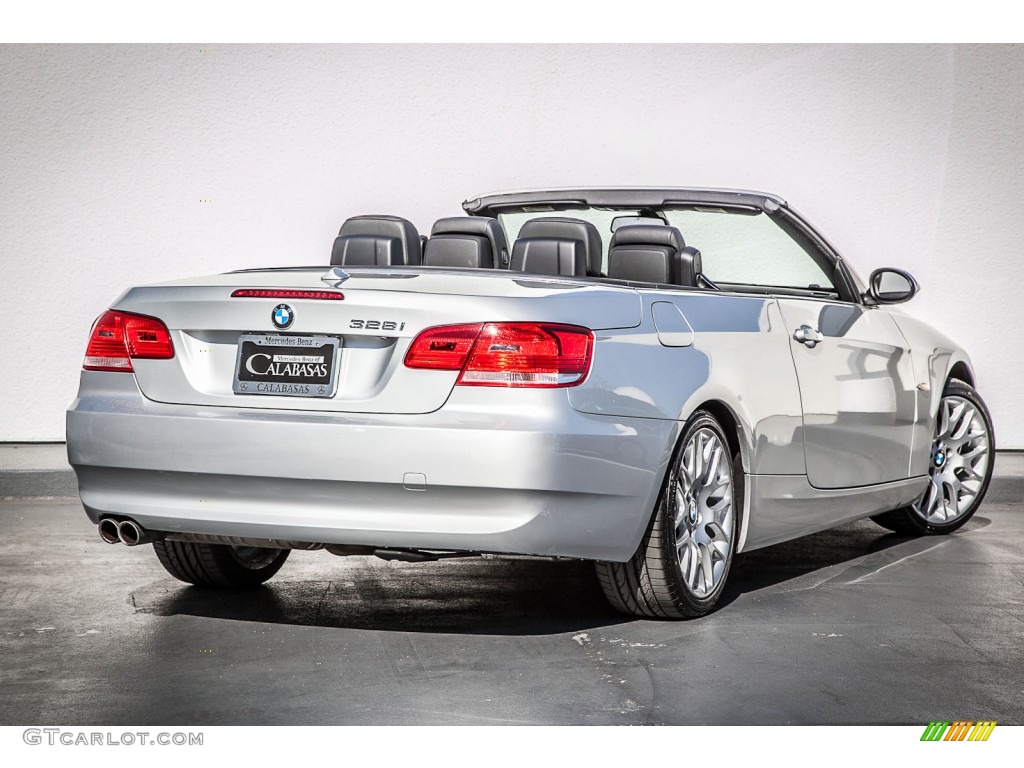 2009 3 Series 328i Convertible - Titanium Silver Metallic / Black photo #13