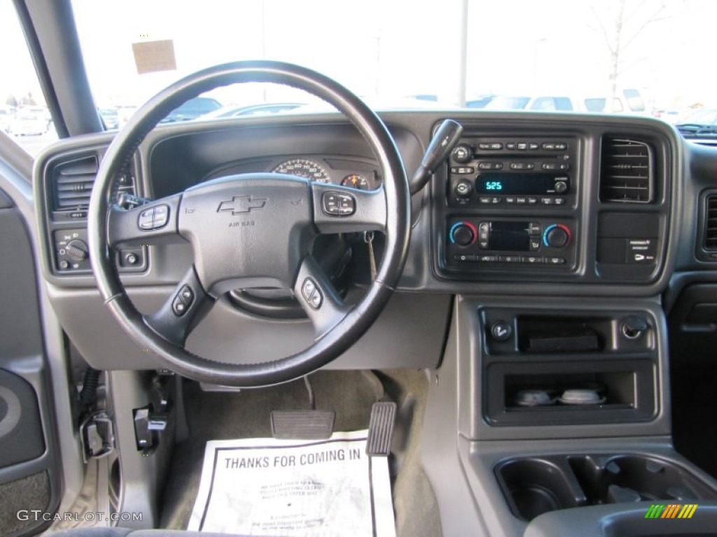 2003 Silverado 1500 Z71 Extended Cab 4x4 - Light Pewter Metallic / Dark Charcoal photo #13