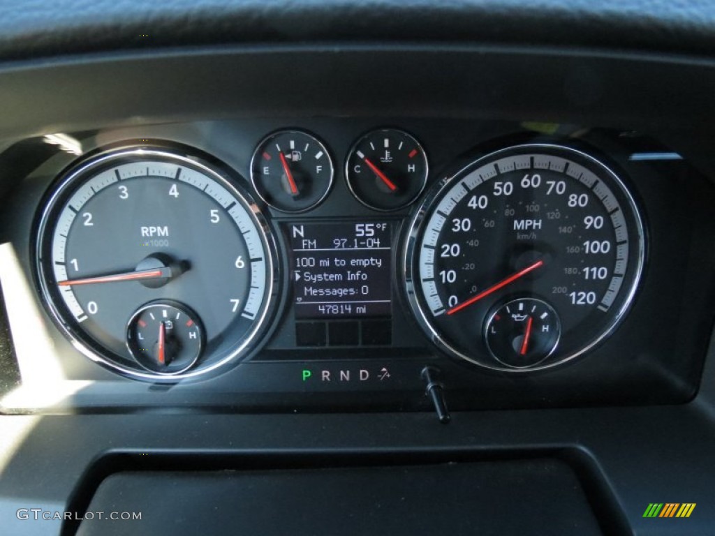 2009 Ram 1500 Sport Crew Cab - Brilliant Black Crystal Pearl / Dark Slate Gray photo #22