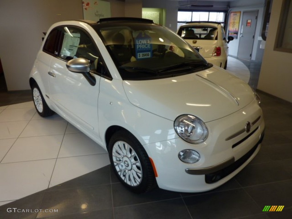 2012 500 c cabrio Gucci - Gucci Bianco (White) / 500 by Gucci Nero (Black) photo #1
