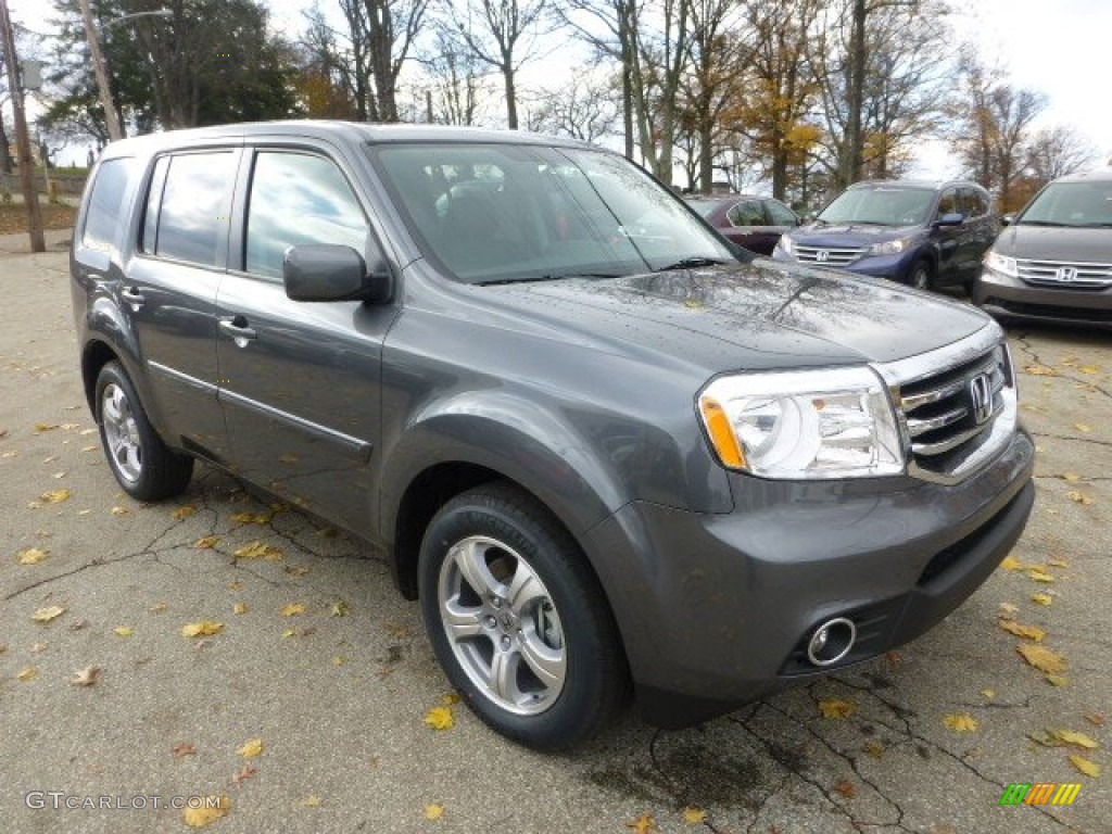 Polished Metal Metallic 2013 Honda Pilot EX-L 4WD Exterior Photo #73500824